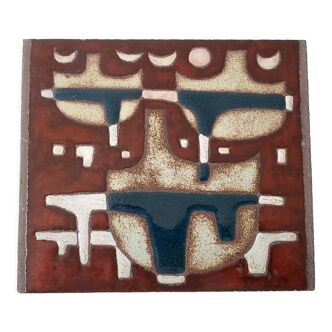 Vintage ceramic wall decoration 1960