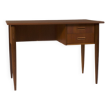 Scandinavian teak desk, 2 drawers