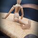 Lot 4 straw chairs