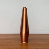 Carafe Vase Cooper and Teak German Mid-Century, 1950s