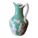 Green ceramic jug