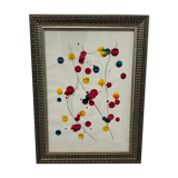 Tableau série esquisses avec taches d’encres 1/4