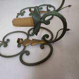 Pair of wrought iron sconces