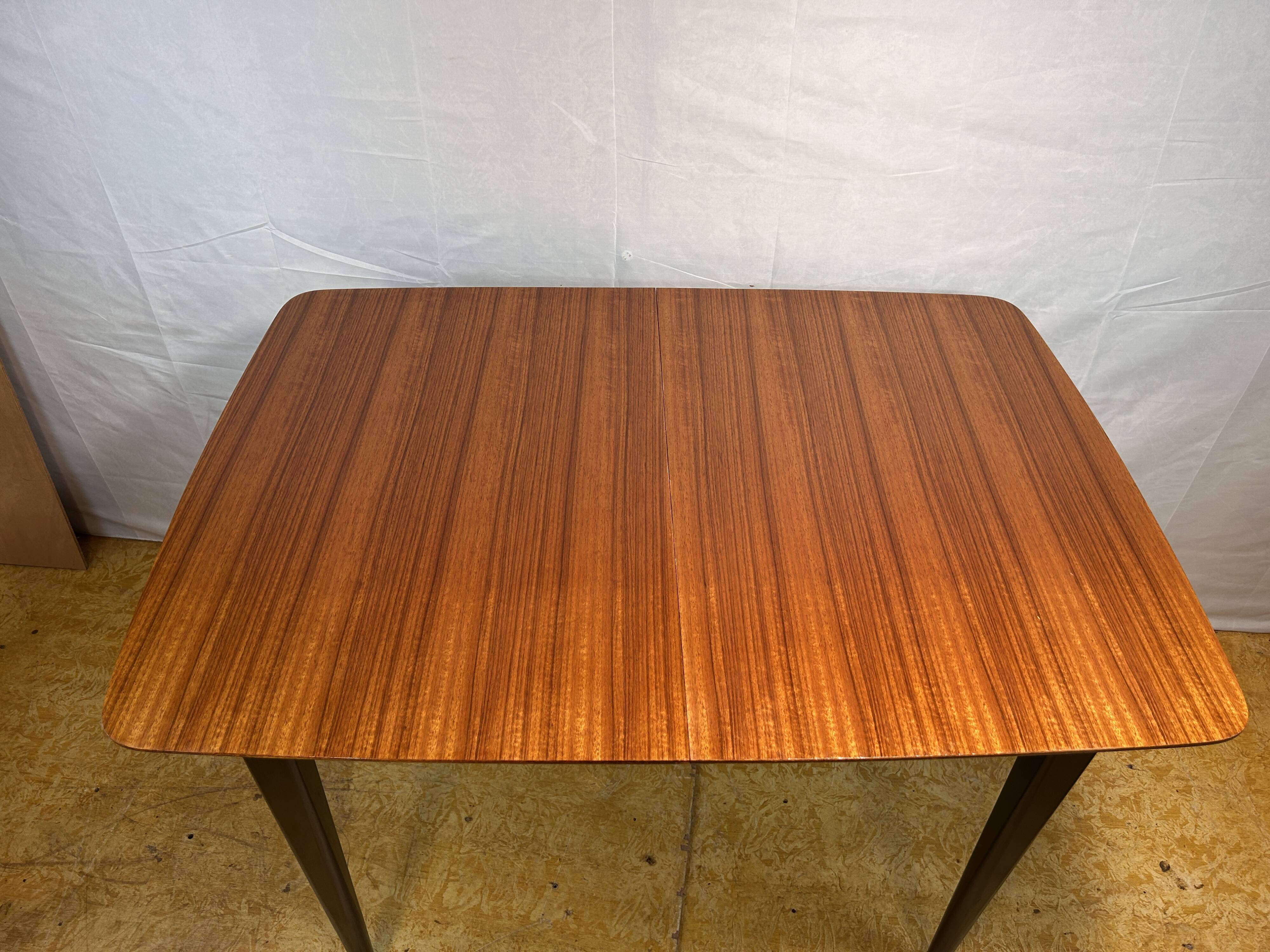 Mid Century Retro Vintage Teak Extending Dining Table by Wrighton – 1960s