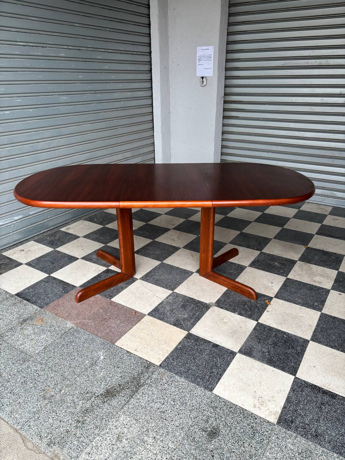 Vintage Scandinavian extendable table