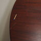 Round mahogany table, Danish design, 1970s, production: Denmark