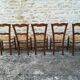 Set of 15 straw chairs