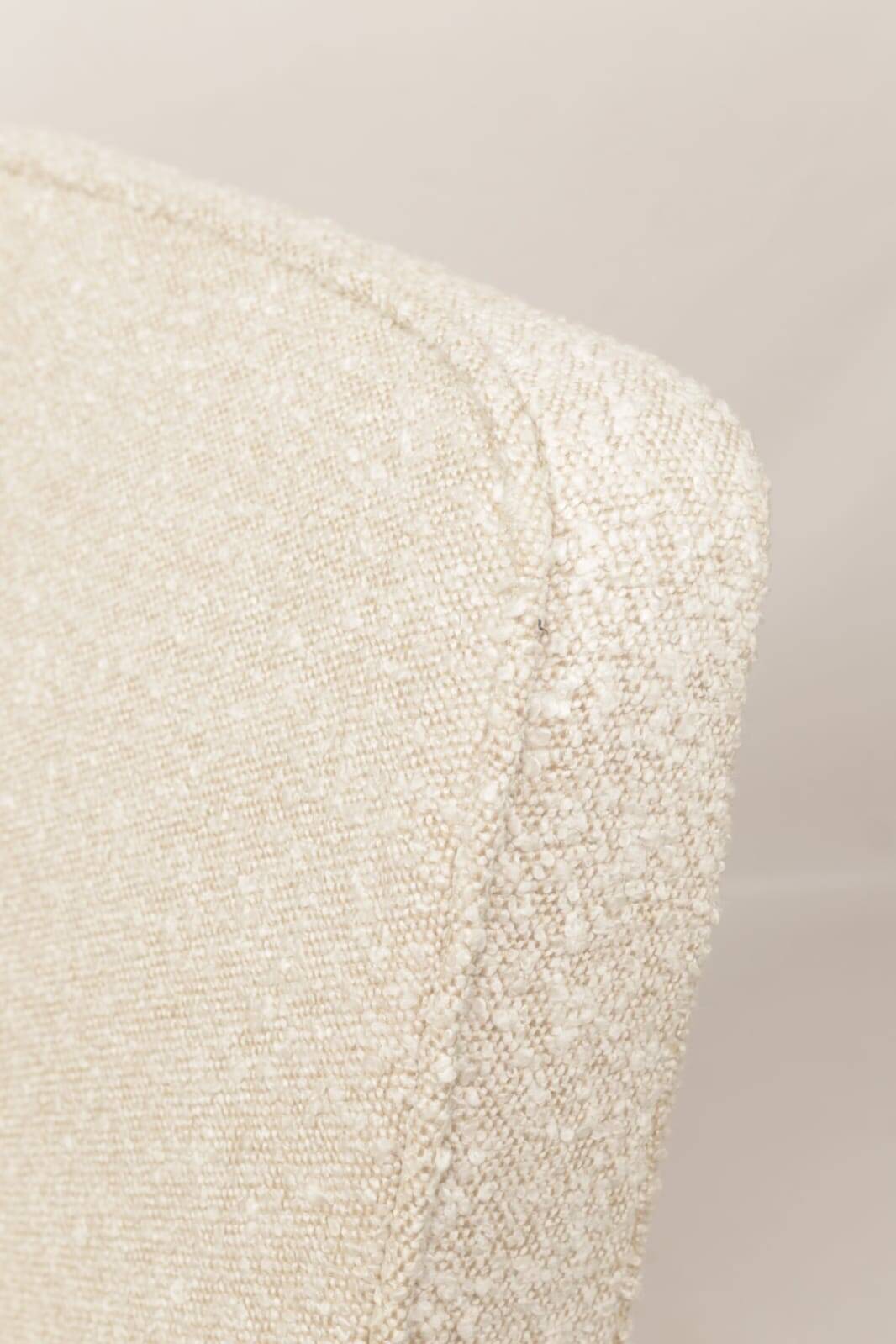 Fauteuil Bouclè de J. Chierowski, 1960 Pologne, Fauteuil en bois Design scandinave