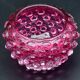 Rare vase rose Barovier e Toso Bugnato