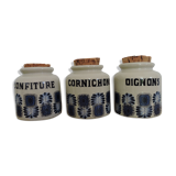 Vintage pot of sandstone kitchen