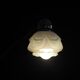 Brass wall lamp and white glass globe from the 1950s-1960s.