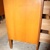 Commode vintage en osier