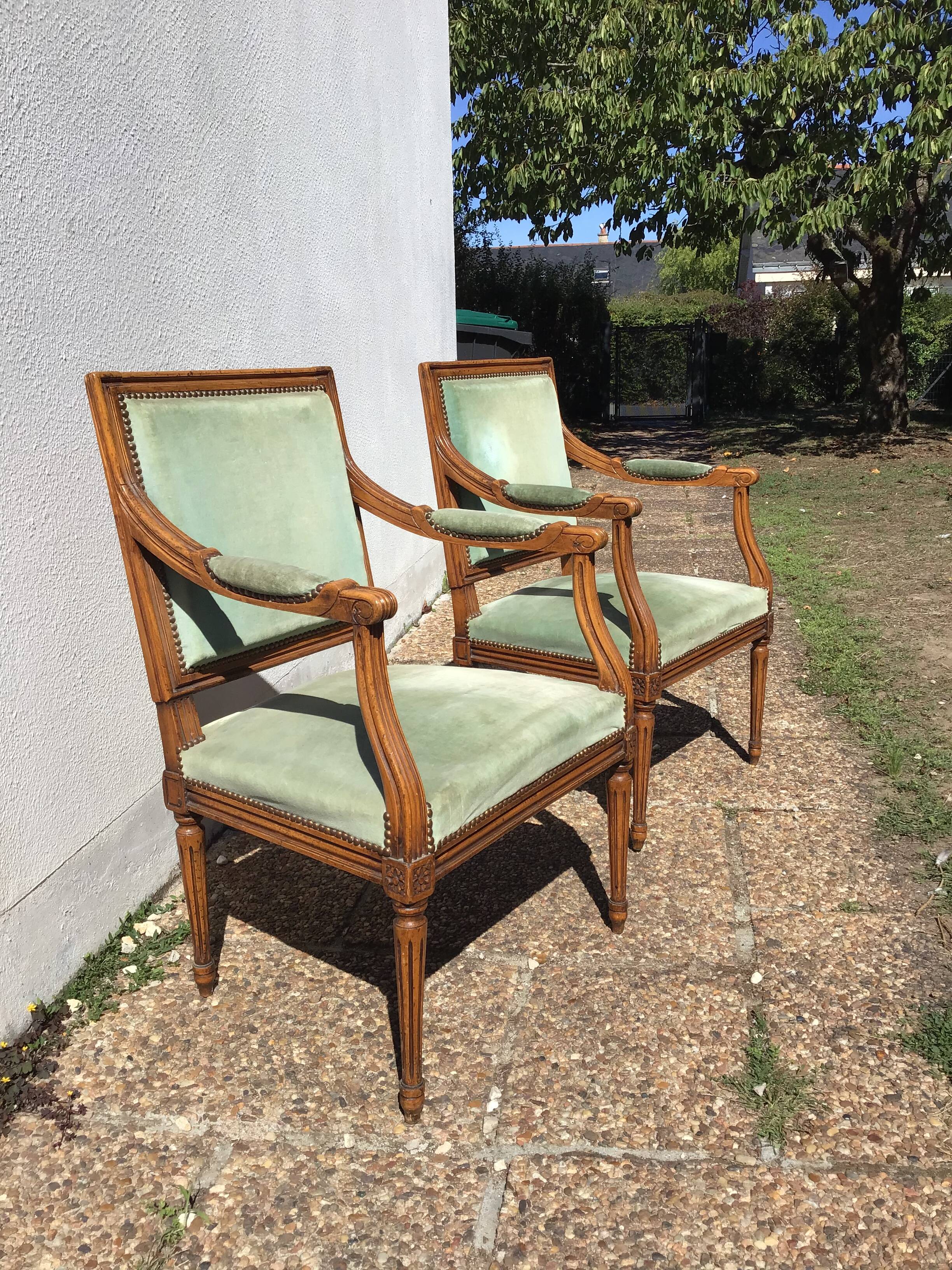 Pair of armchairs