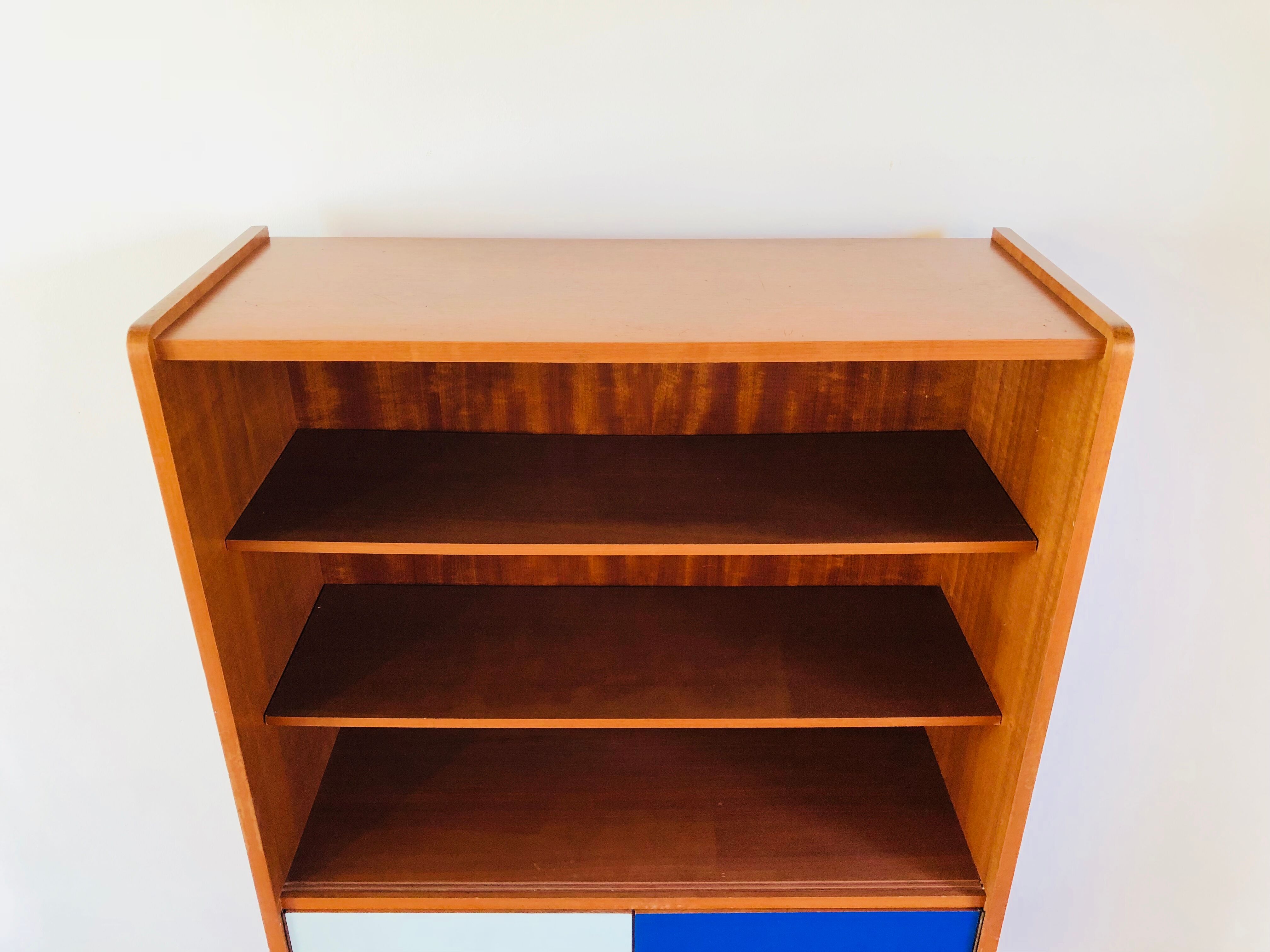 Vintage teak library 1960