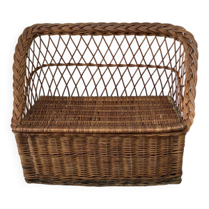 coffre/banc en osier