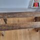Paire bancs vintage