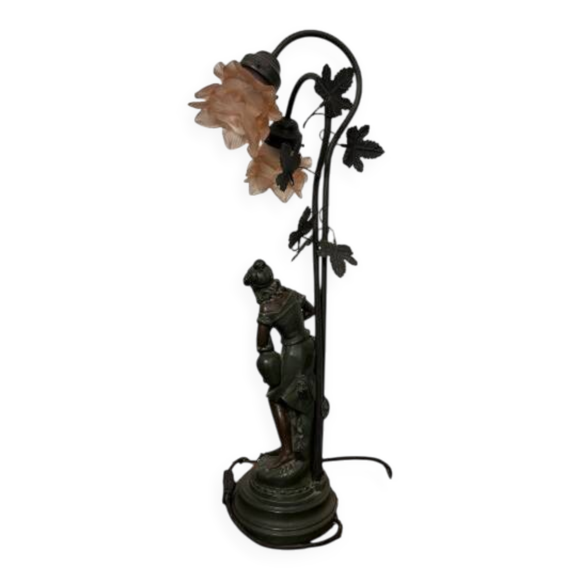 Table lamp in cast iron