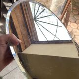 Miroir ancien biseauté