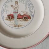 Assiettes Art nouveau Primula