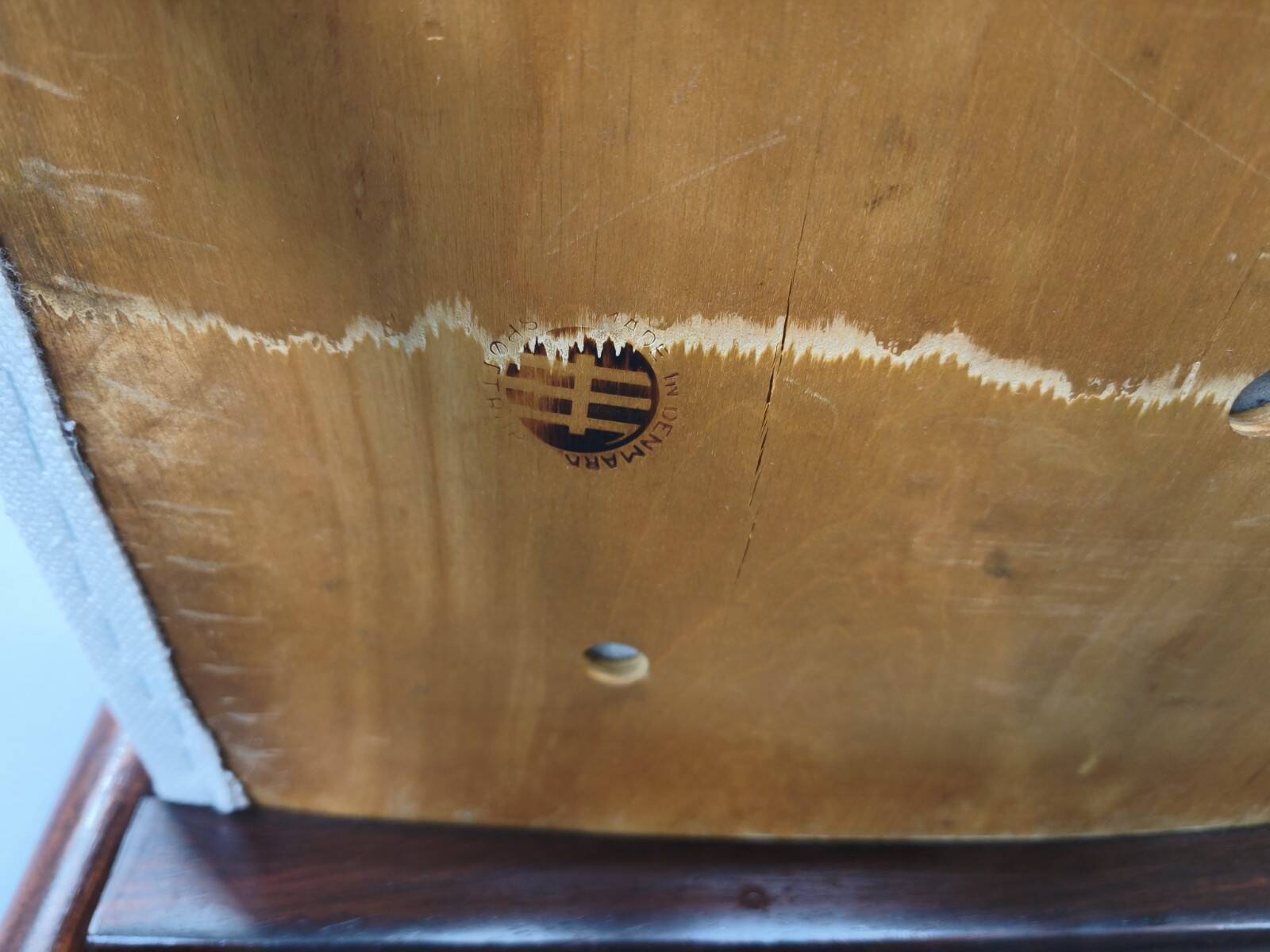 Danish Rosewood Ottoman by Spottrup, 1960s