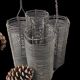 Basket holder 4 bottles in metal wire