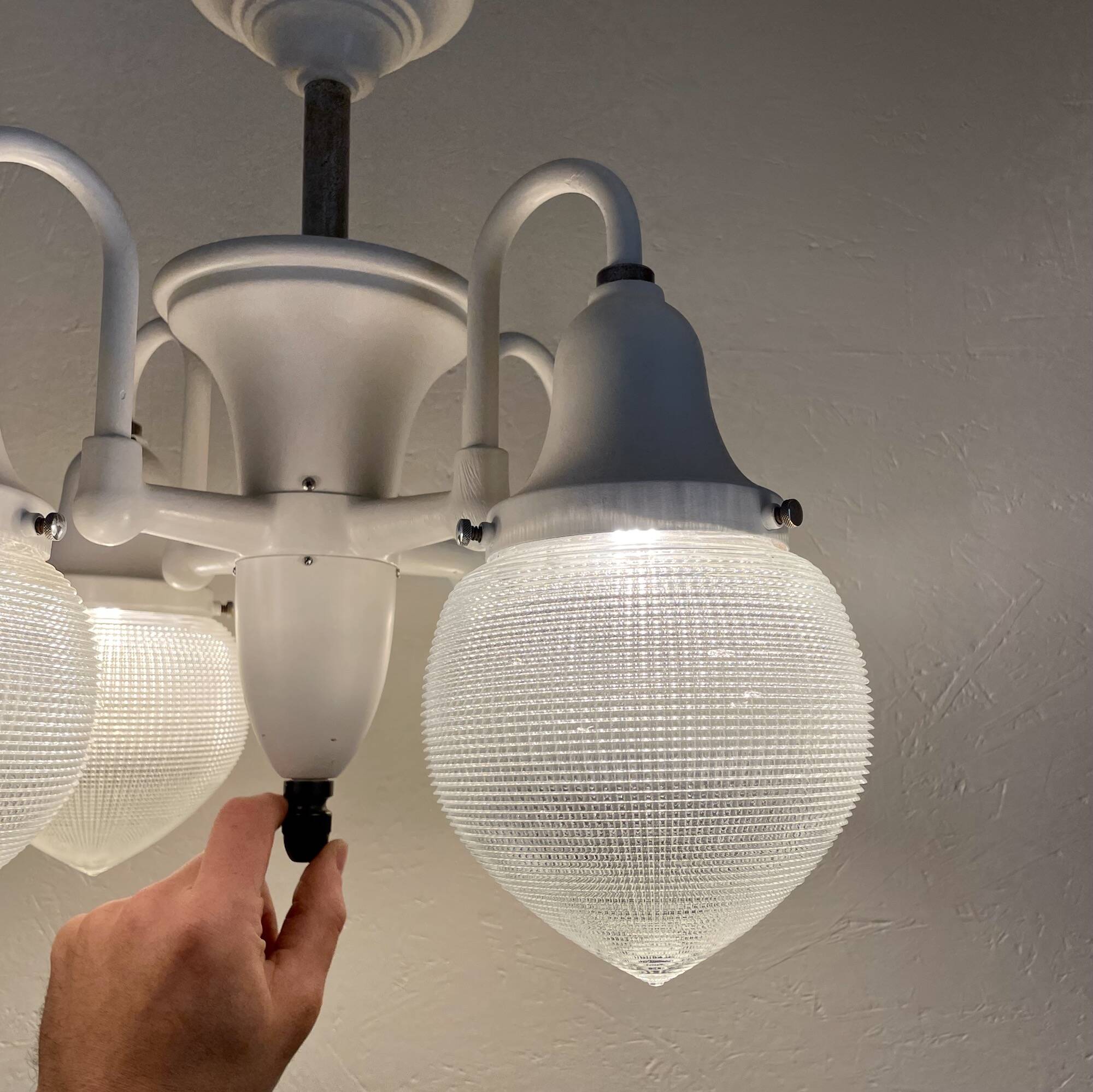 Holophane Dentist's Chandelier