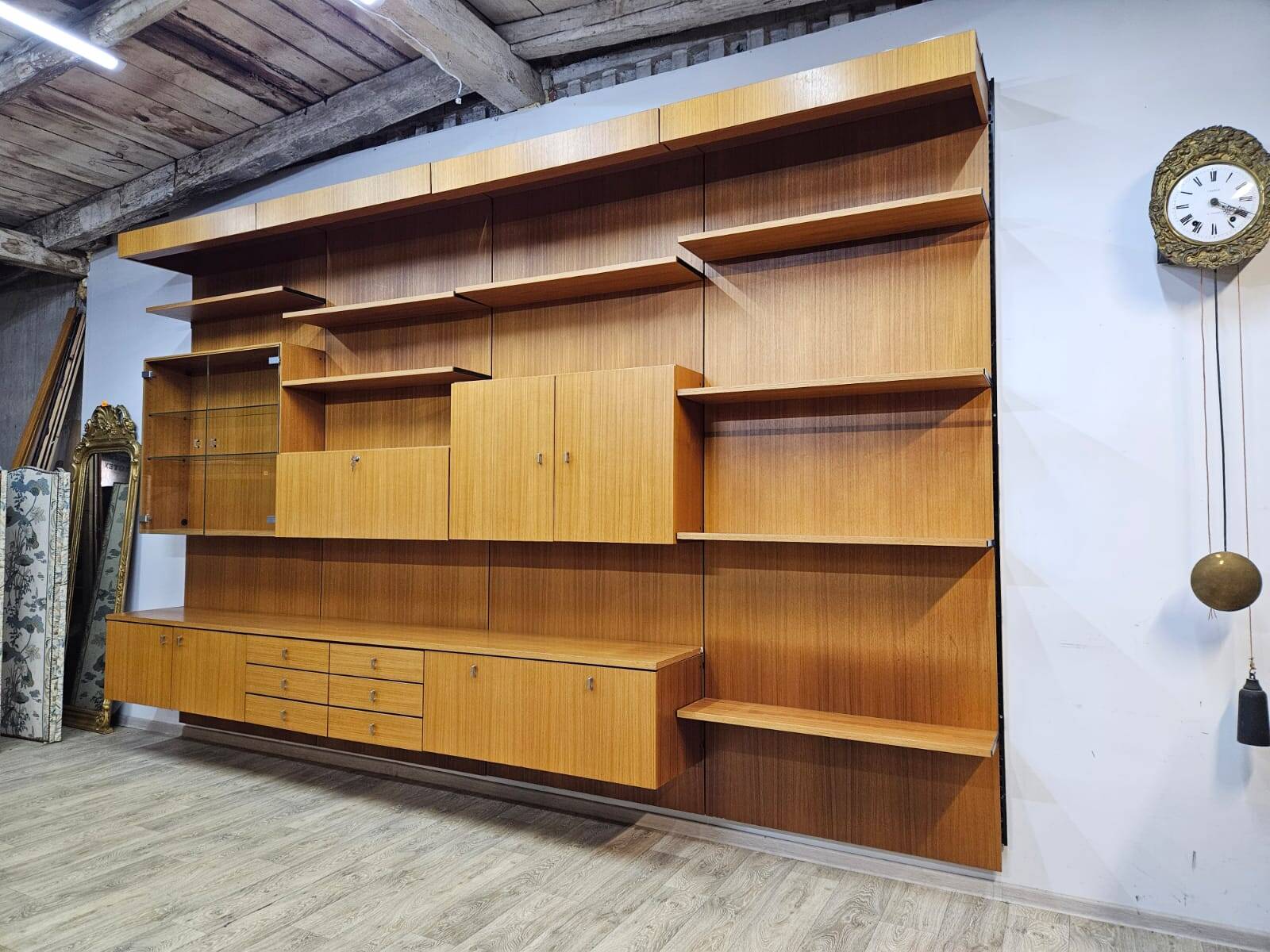 Modular teak shelf / germany / 1970s / cadovius style / kai kristiansen