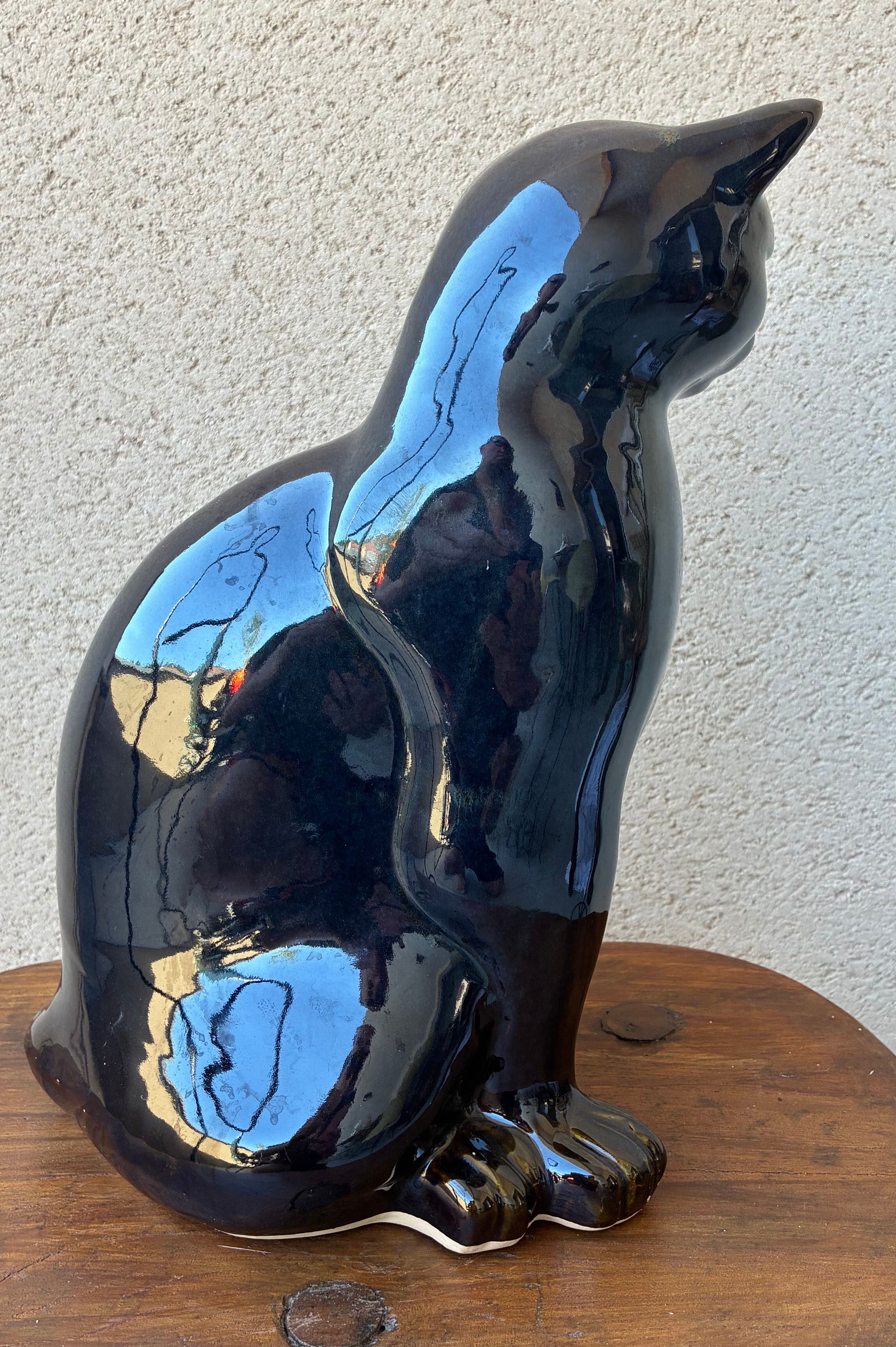 Vintage ceramic cat