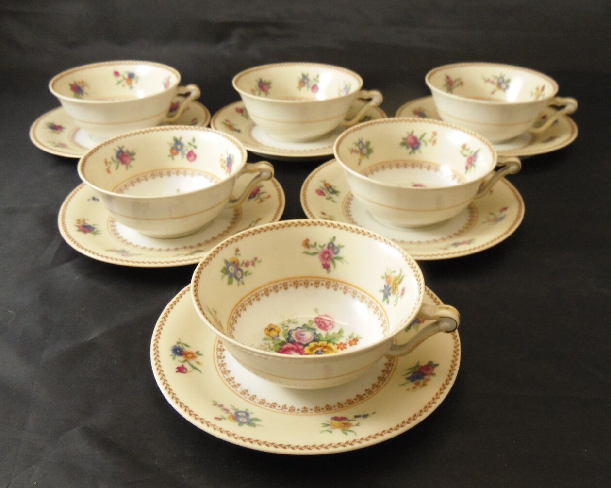 6 porcelain cup limoges raynaud to floral tea cup decorations, large coffee