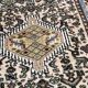Handmade wool Iranian rug - 1.25m x 0.75m
