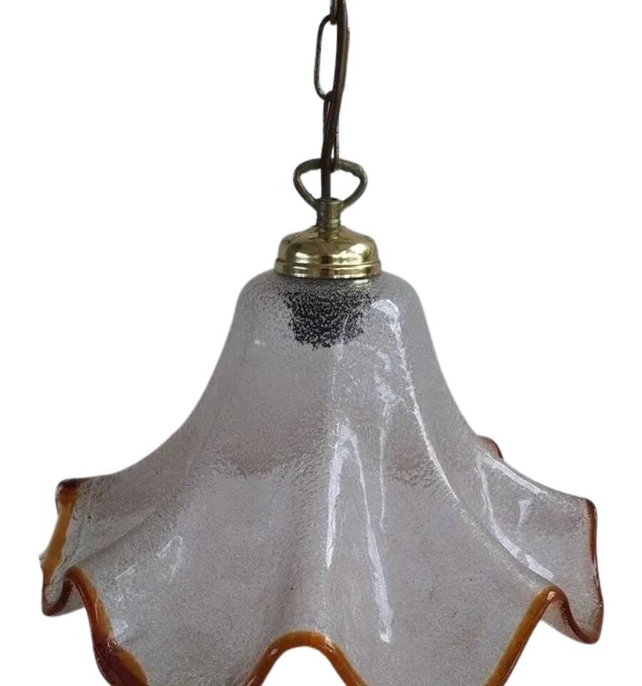 Murano Glass Ceiling Light by Eglo Leuchten (1970s)