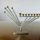 Menorah hanukkah candle holder with 9 candles design Korem 1970