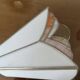 Pair of white and pink glass paste wall lights, Italy, Art Deco style
