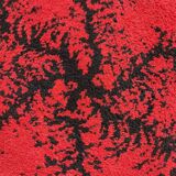 Round carpet vintage 70s wool