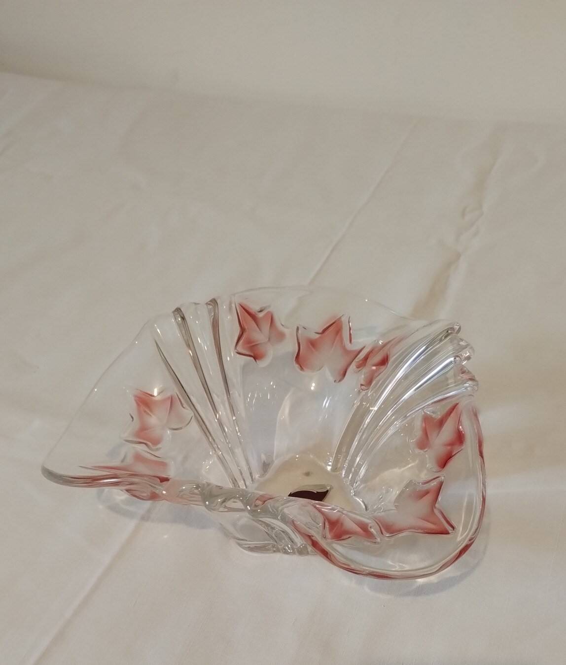 Crystal pocket tray by Walther Glas