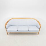 Sofa and its sky blue armchair by bertil fridhagen for broderna anderson 1960 denmark