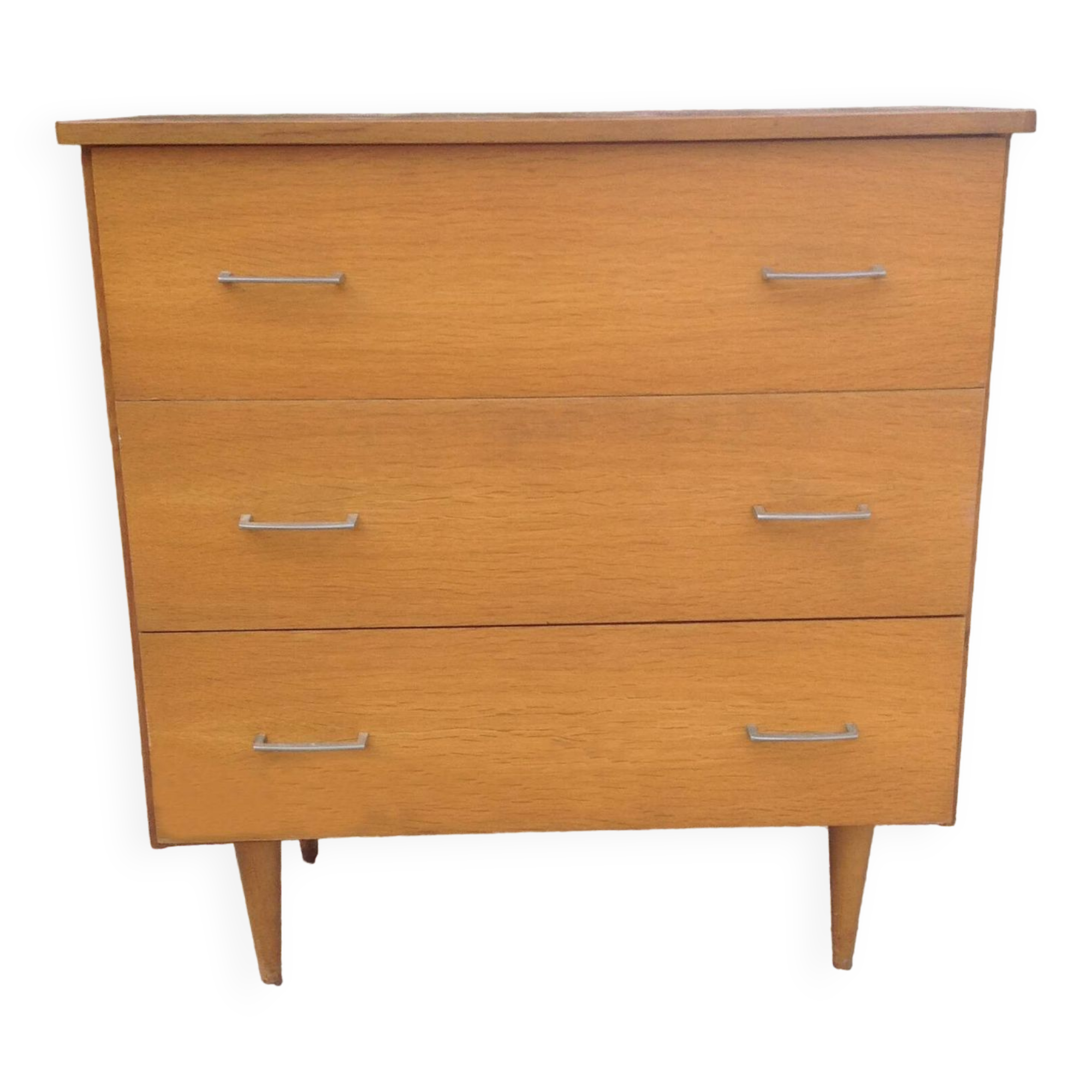 Vintage chest of drawers with spindle legs