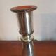 Vintage mercury glass candle holder