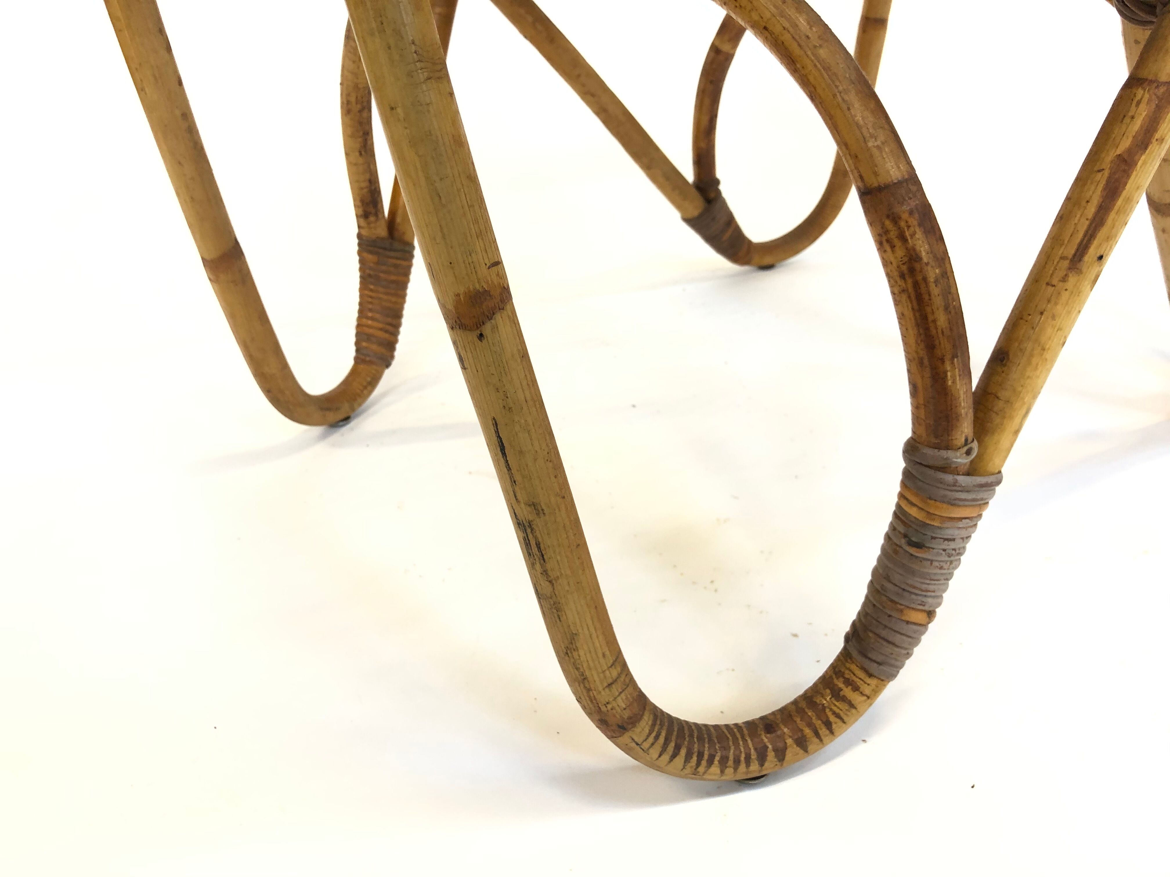 Rohe Noordwolde rattan chair, 1960, Netherlands