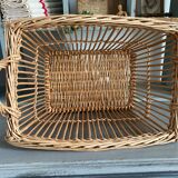 Old rattan basket