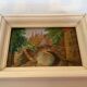 Mini painting of Bruges, Belgium, oil on wood panel.