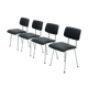 Set of 4 dining chairs Gispen 1263 by AR Cordemeijer 1960