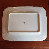 Rectangular dish from gien end of the 19th century 1880