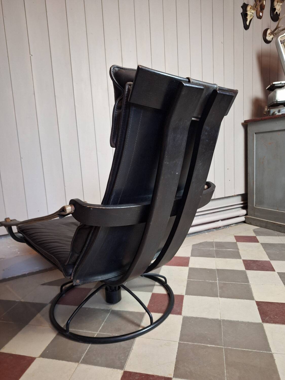Ake Frybitter leather armchair