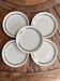 5 assiettes à dessert vintage Gien, modèle 4607
