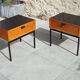 Pair of 60s bedside tables