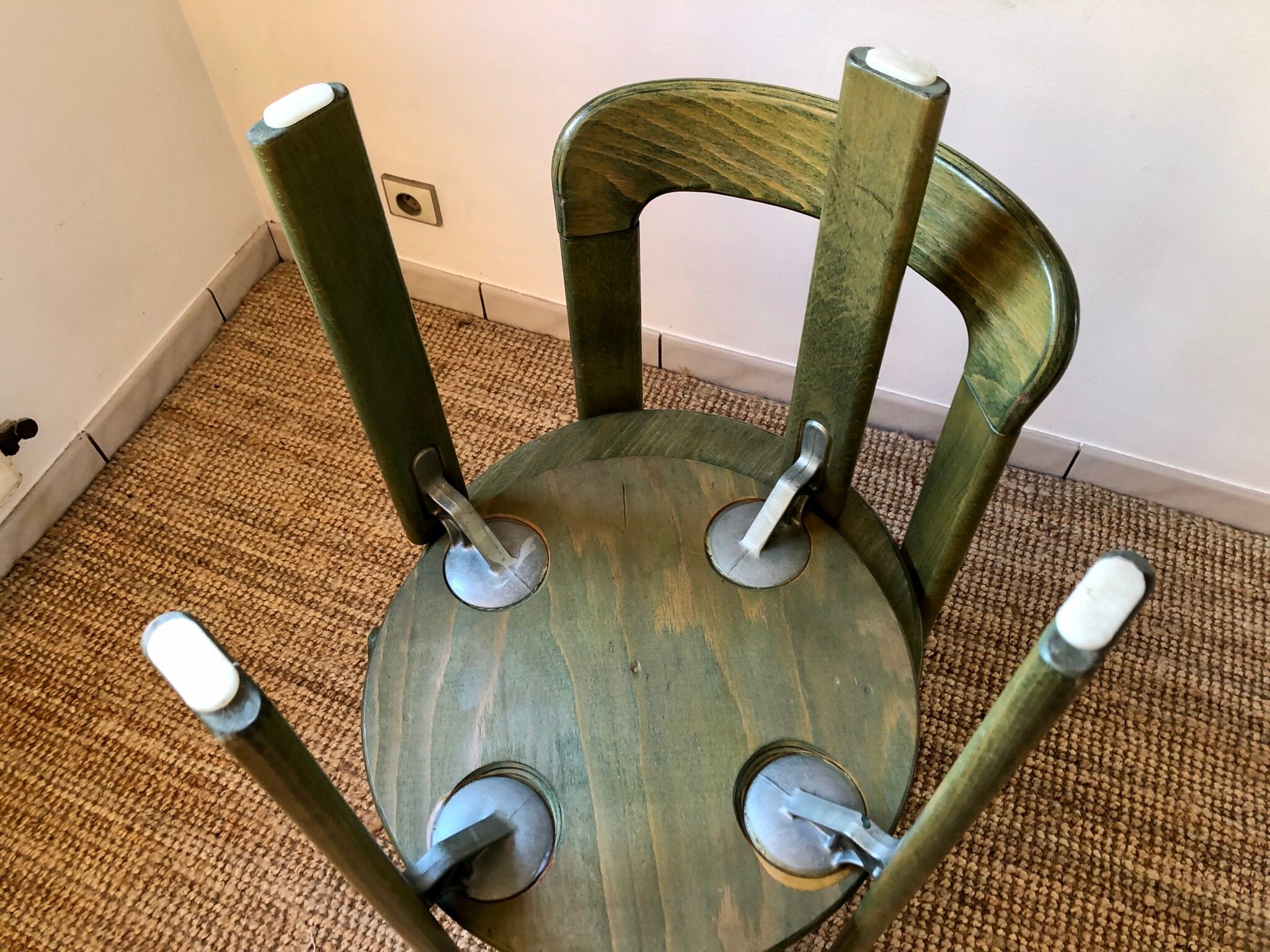 Set of 2 Bruno Rey design chairs