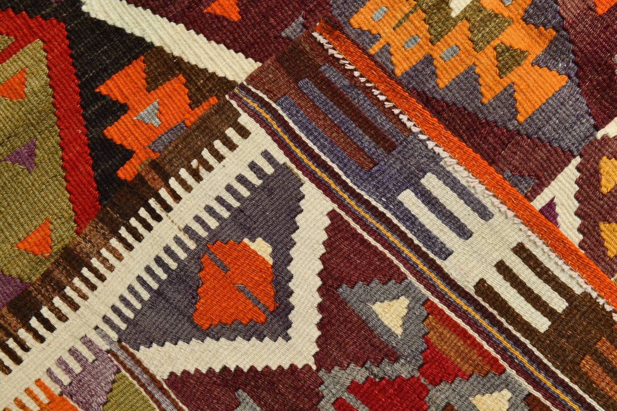 5x8 Soft Colors Persian Kilim Rug, Oushak Area Rug, 157x255Cm