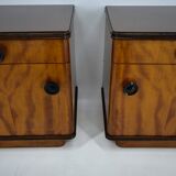 1940s Set of Bedside Tables , Czechoslovakia