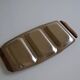 Plat de service vintage inox poignées teck made in Japan